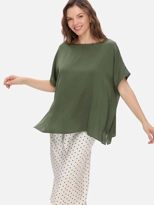 Moss Silk Ease Top