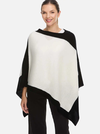 White Cashmere Poncho