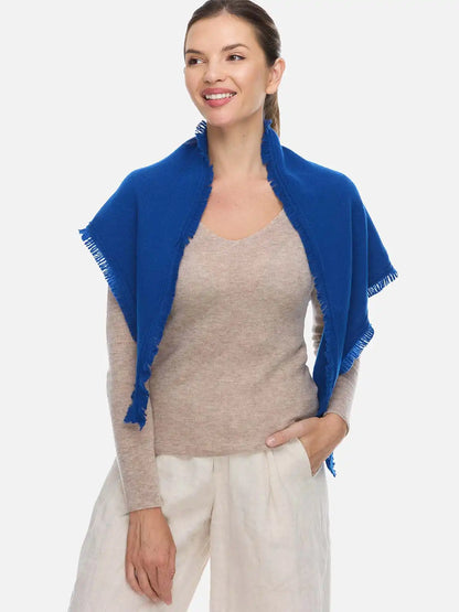 Triangle Sapphire Cashmere Scarf