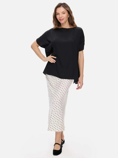 Black Silk Ease Top