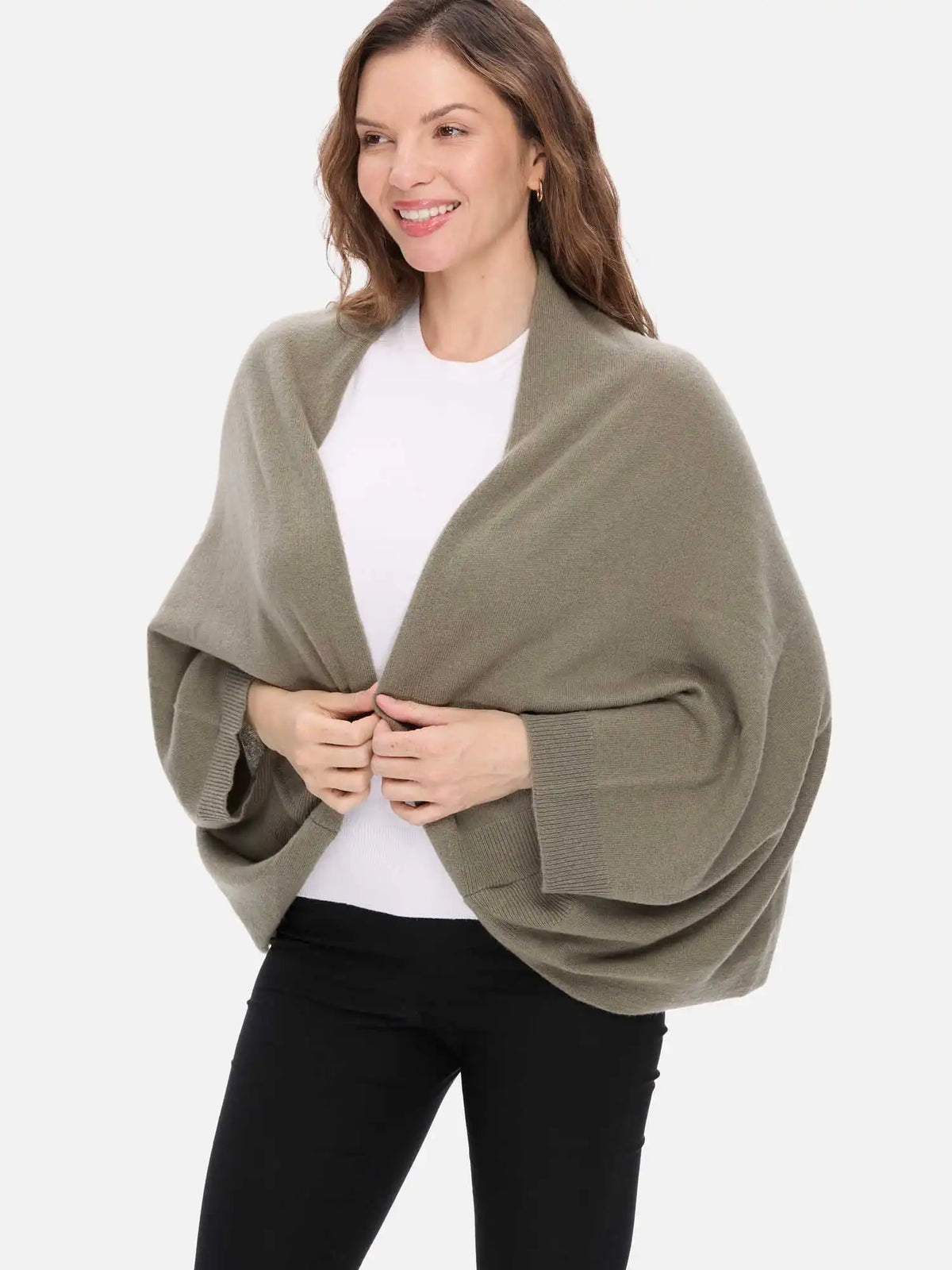 Desert Sage Wearable Cashmere Wrap