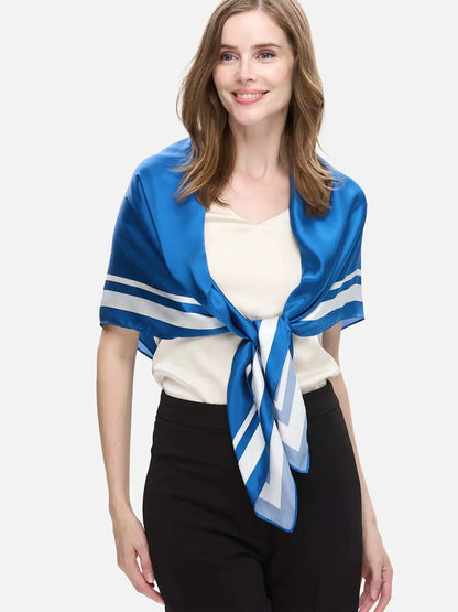 Sapphire Silk Duo Wrap