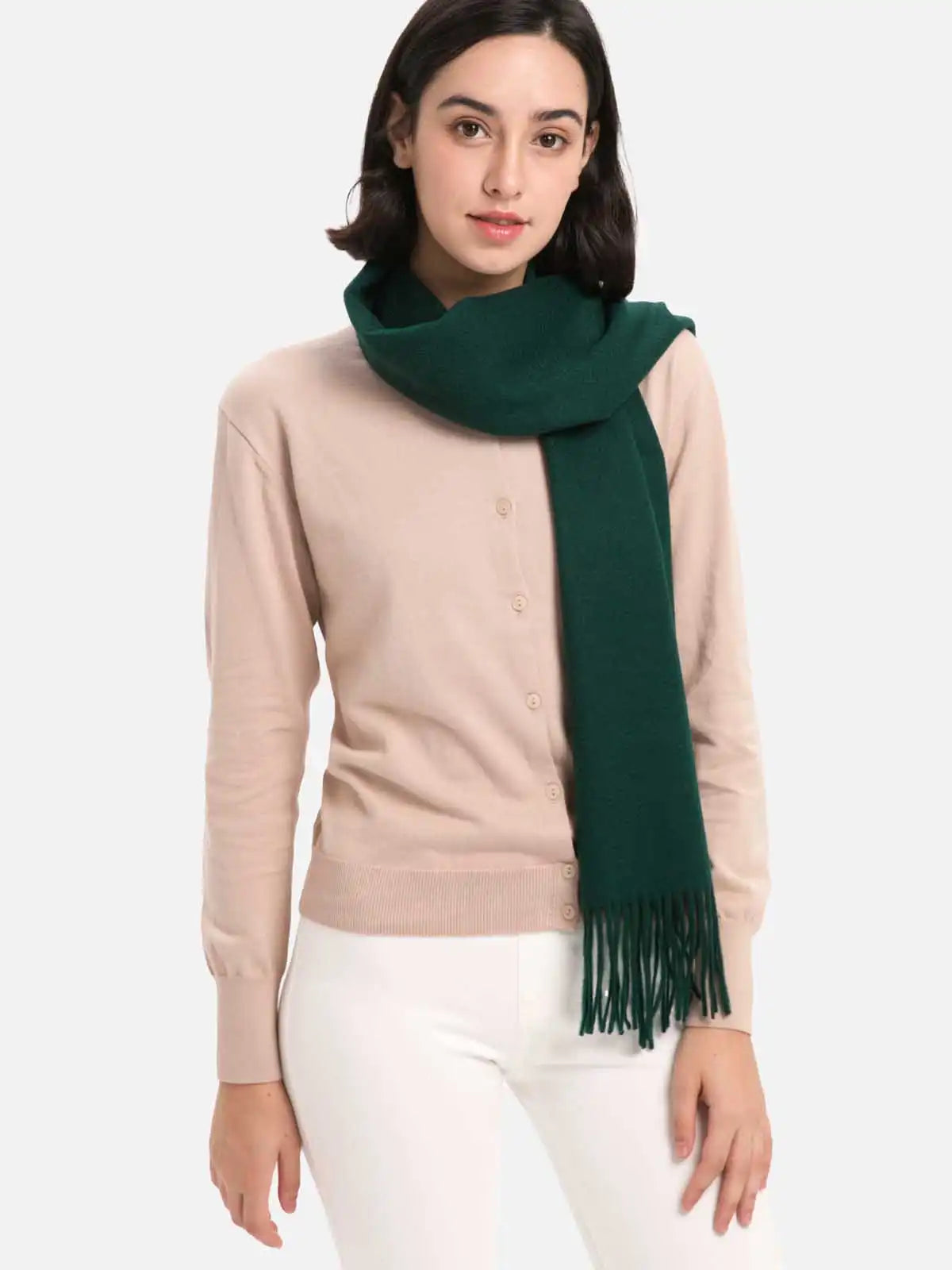 Emerald Green Cashmere Scarf
