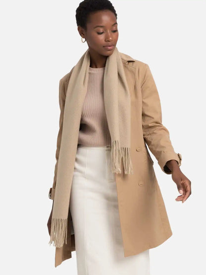 Ecru Cashmere Scarf
