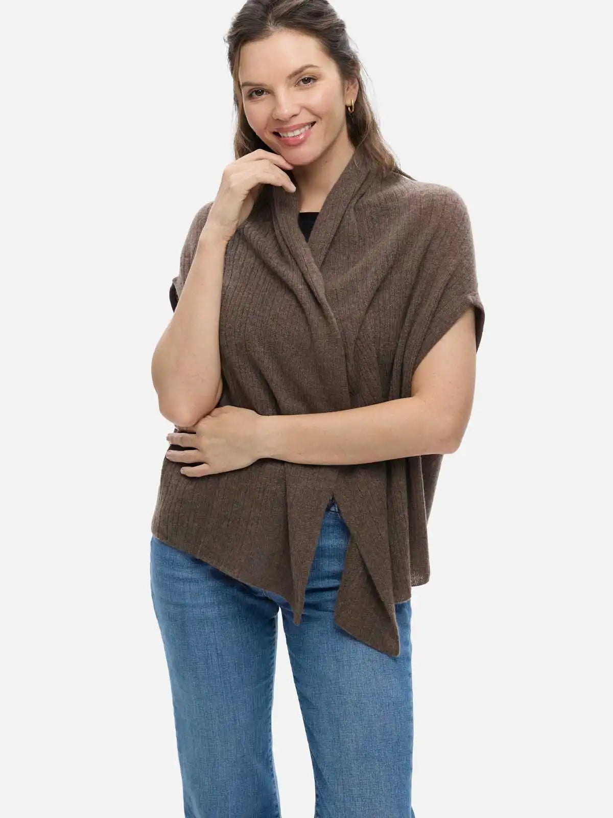 Walnut Effortless Vest