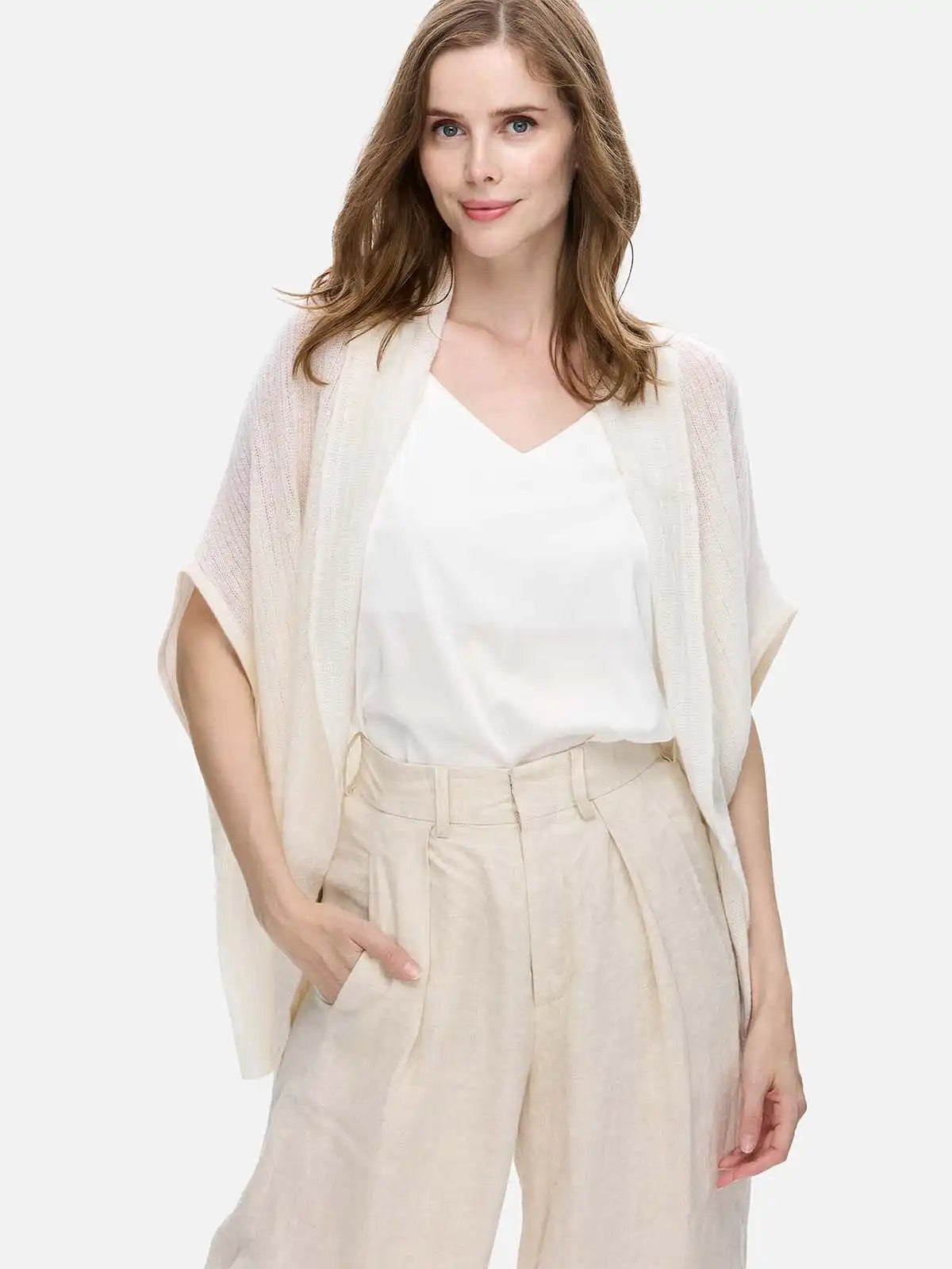 White Effortless Vest