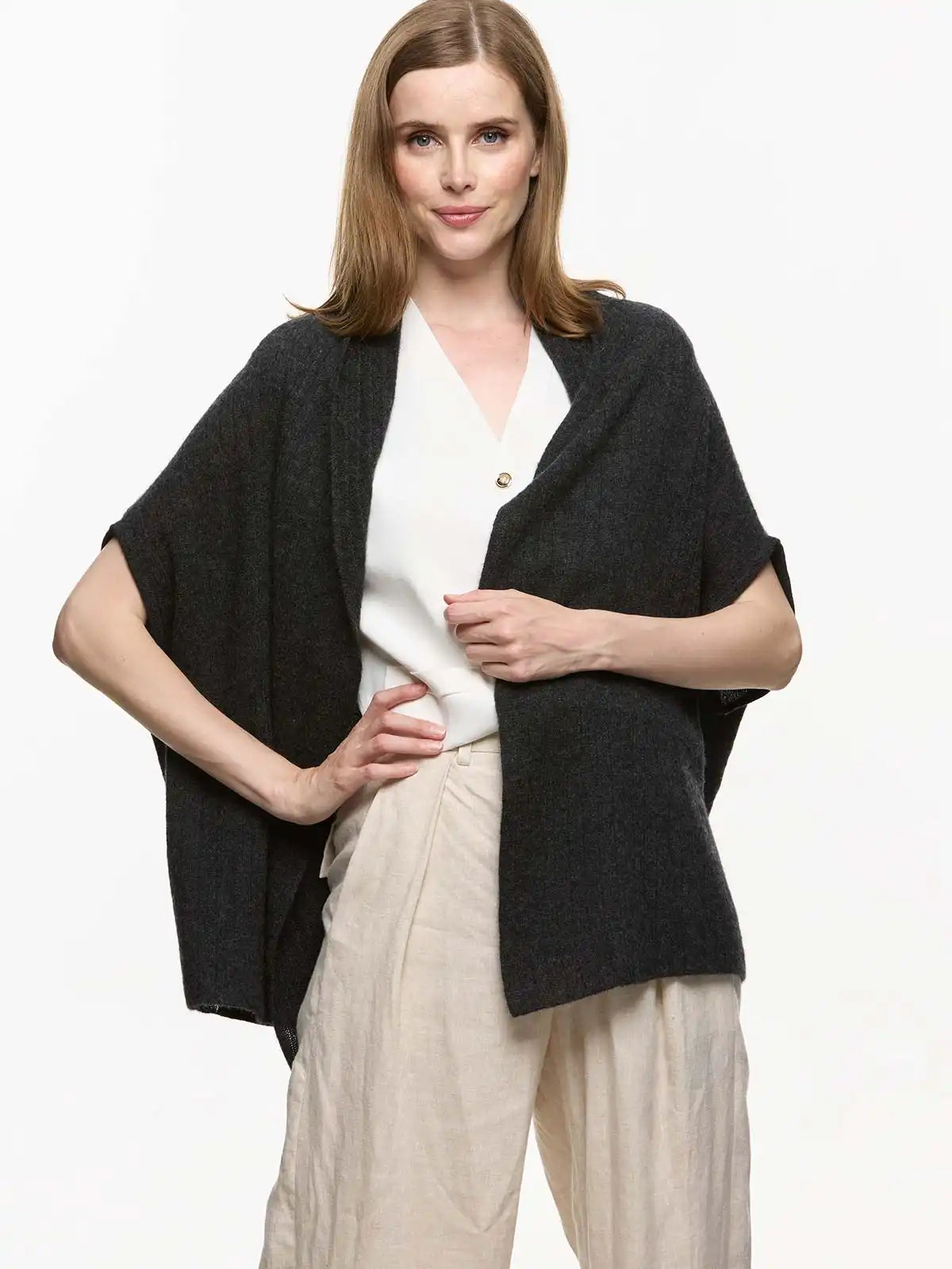 Charcoal Gray Effortless Vest