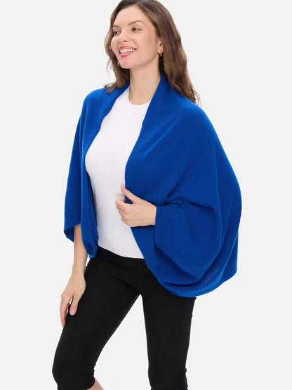 Sapphire Wearable Cashmere Wrap