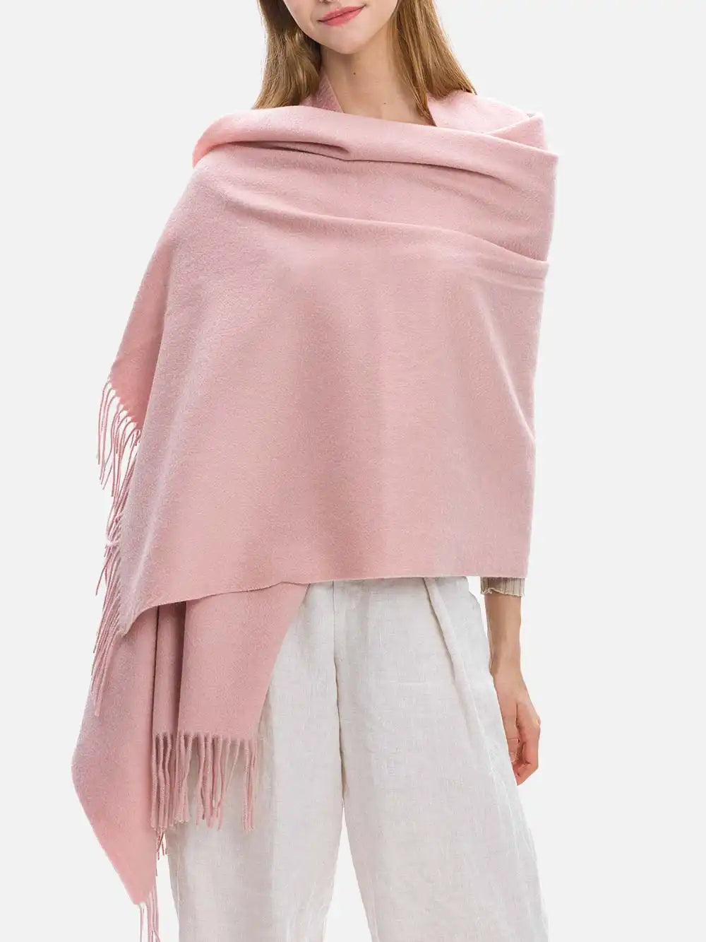 Pink Cashmere Wrap