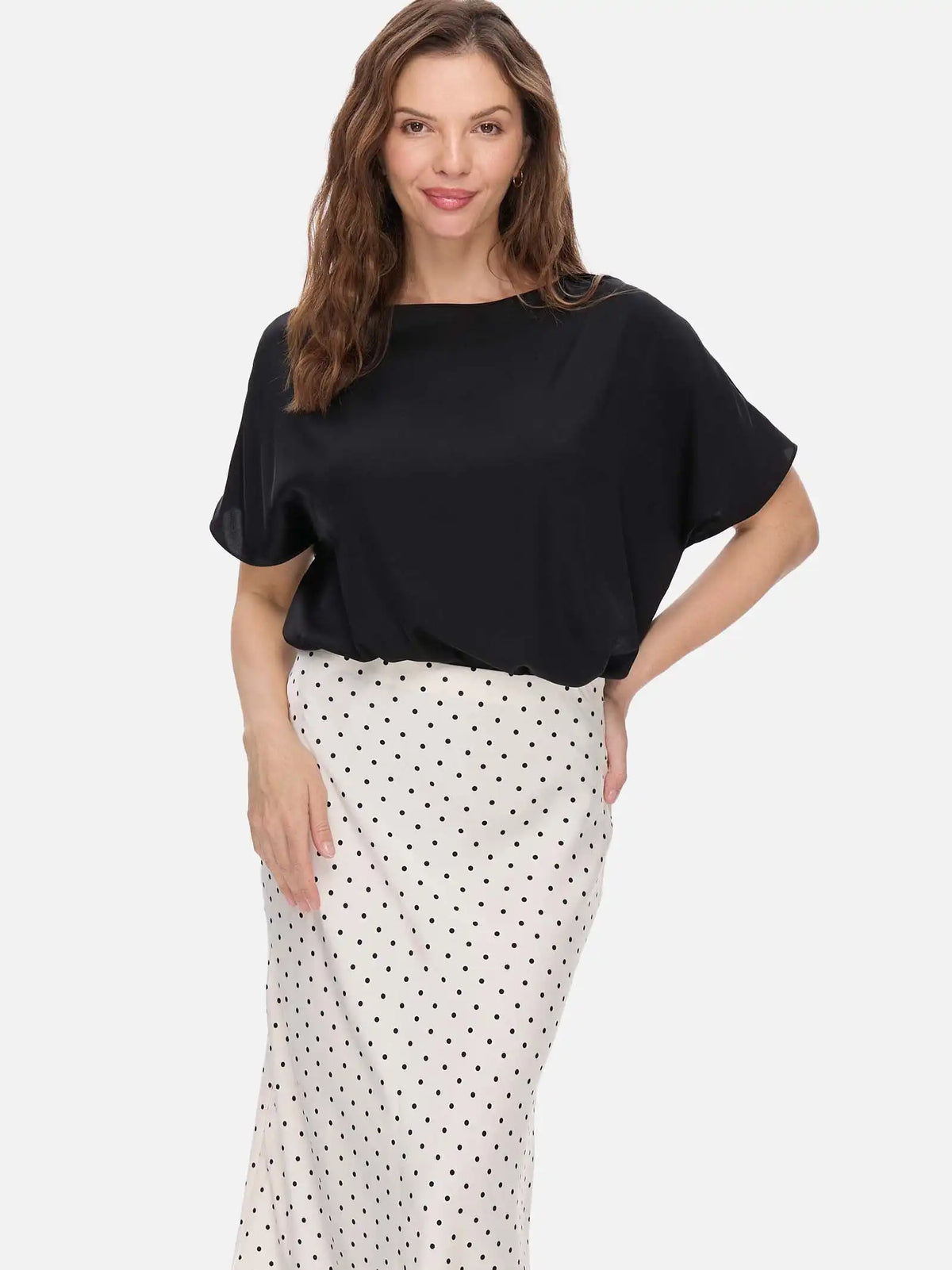 Black Silk Ease Top