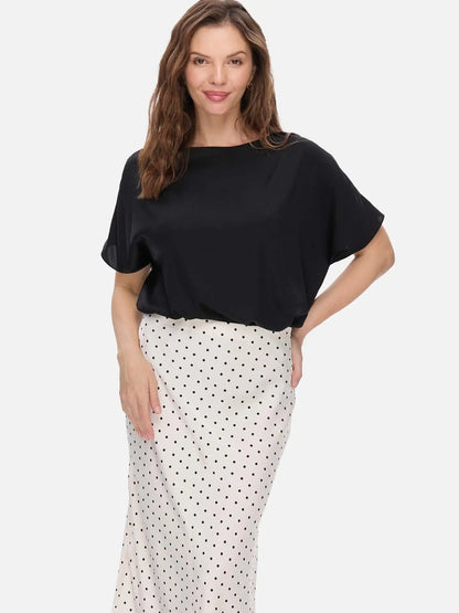 Black Silk Ease Top