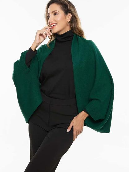 Emerald Green Wearable Cashmere Wrap