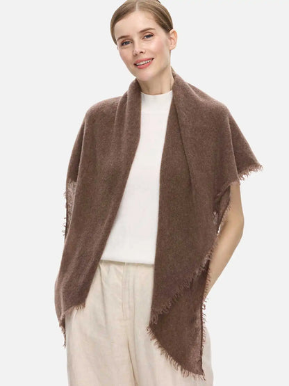 Brown CloudPuff Cashmere Scarf