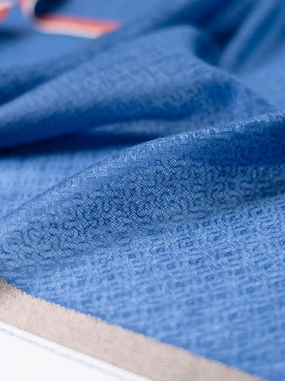 Square - Featherlight Blue Cashmere Scarf