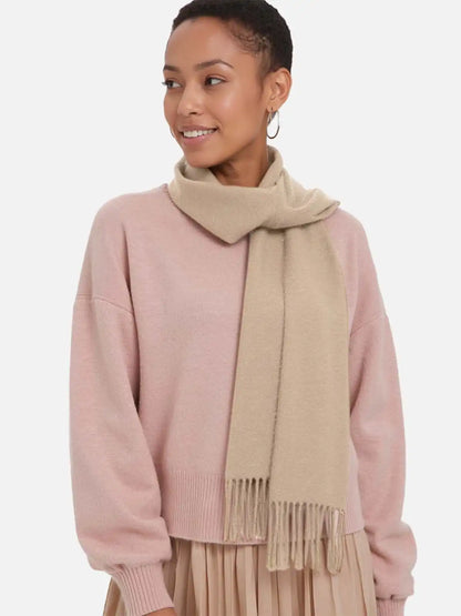 Ecru Cashmere Scarf