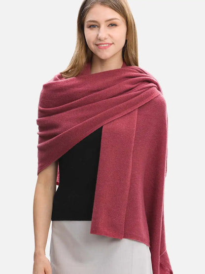 FlexKnit Berry Cashmere Wrap