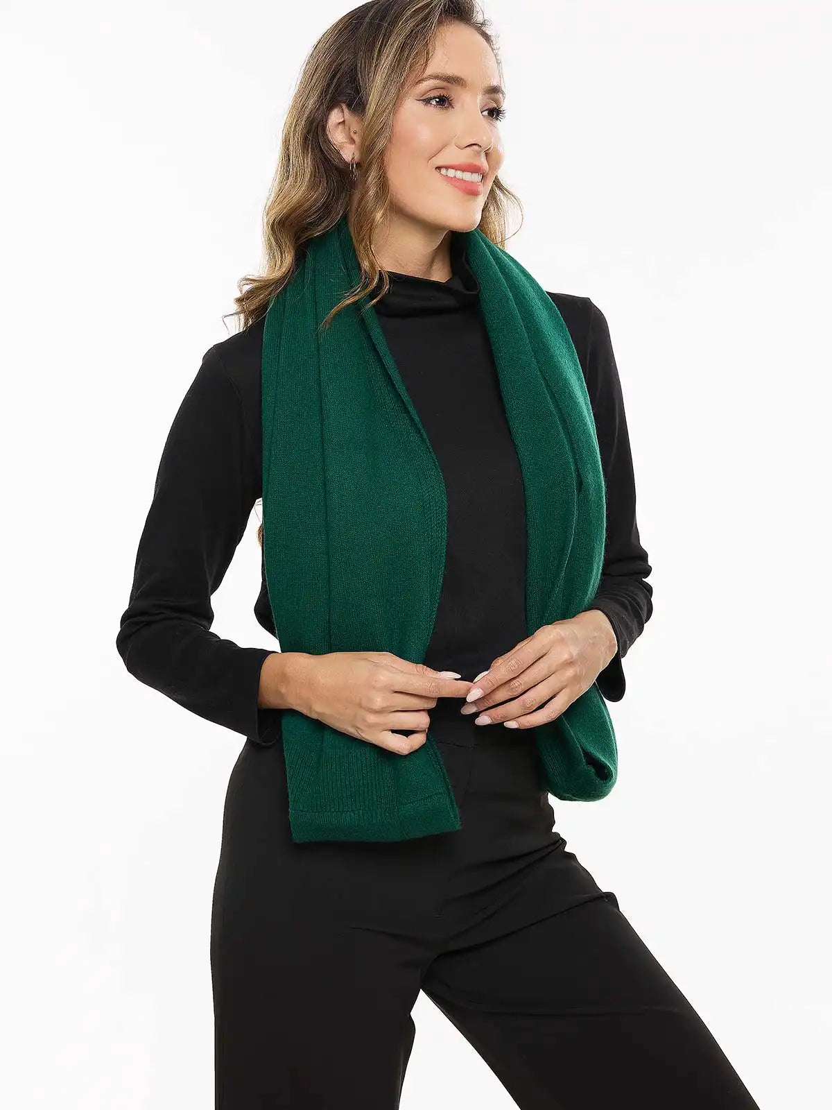 Emerald Green Wearable Cashmere Wrap
