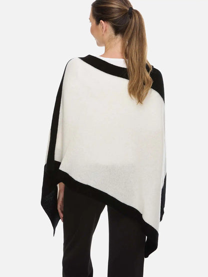 White Cashmere Poncho