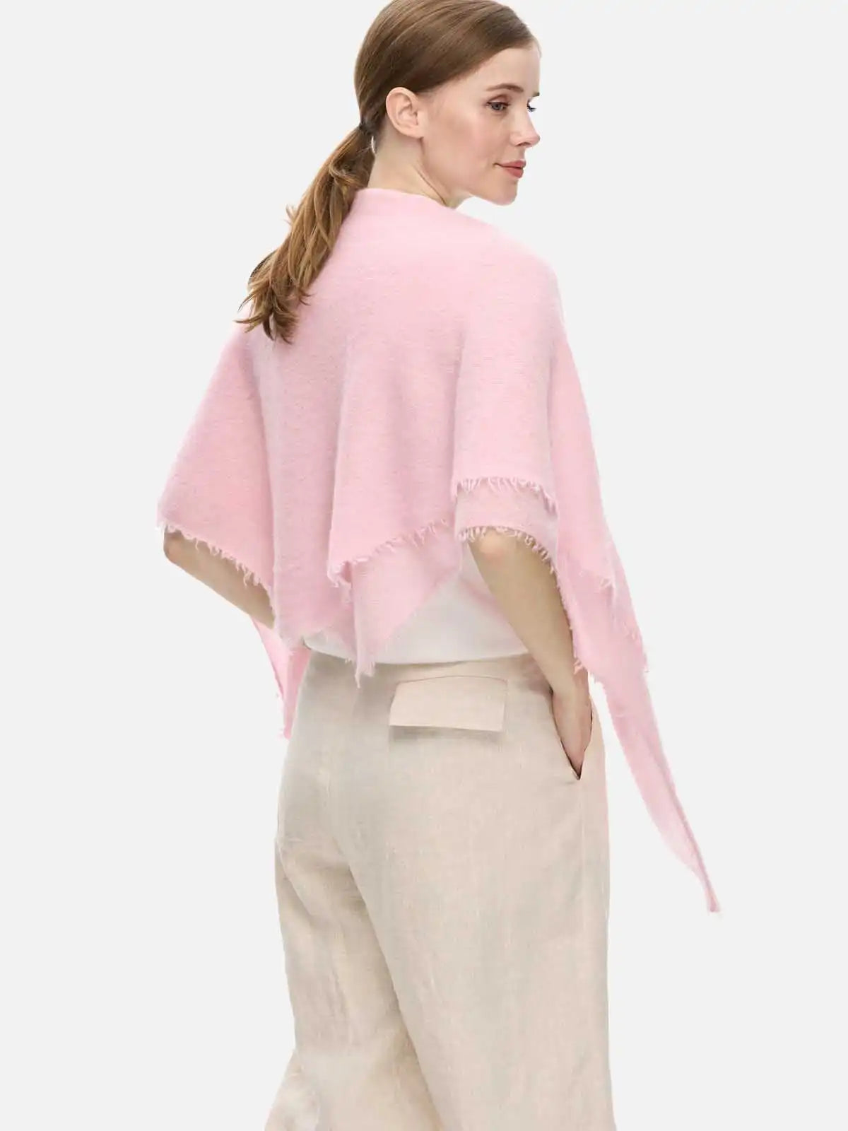 Pink CloudPuff Cashmere Scarf
