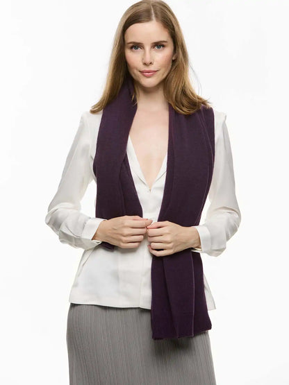 Purple Wearable Cashmere Wrap