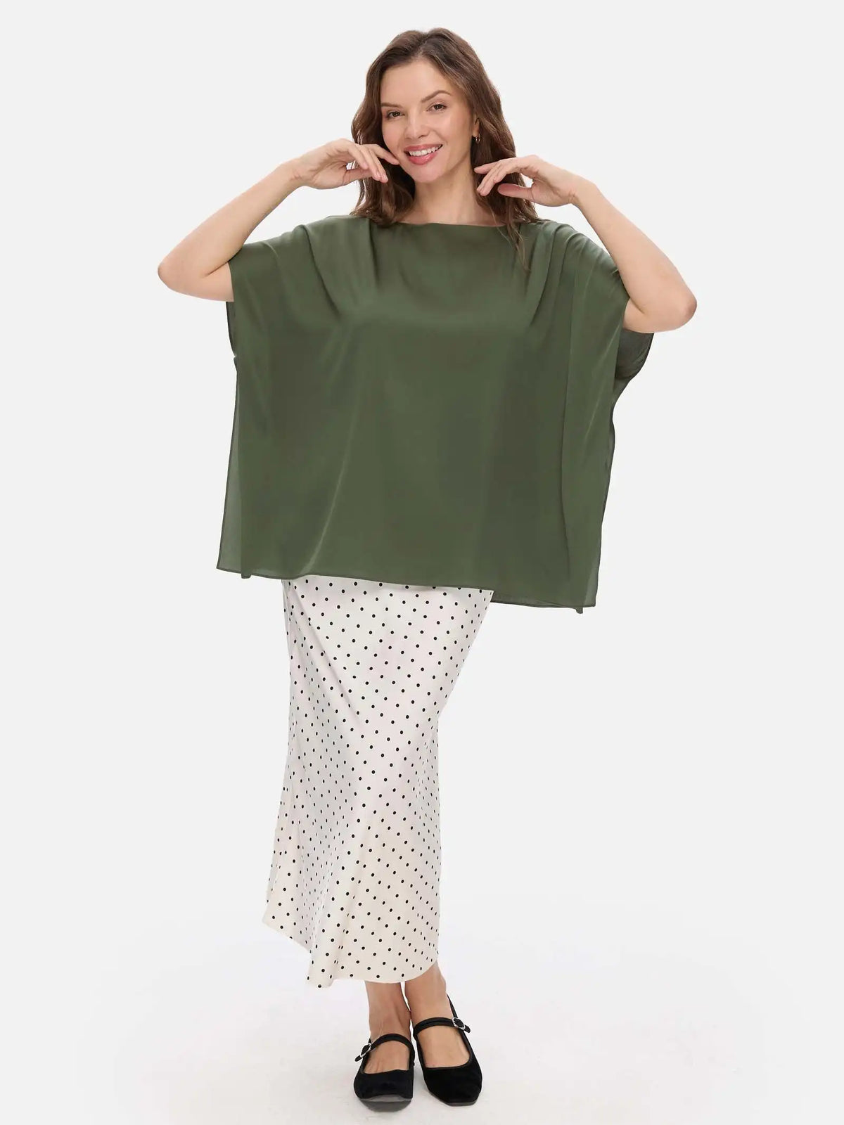 Moss Silk Ease Top