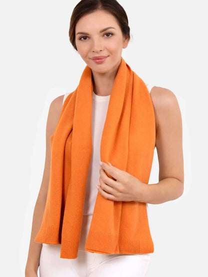 Orange Wearable Cashmere Wrap