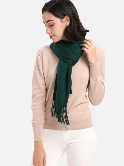 Emerald Green Cashmere Scarf