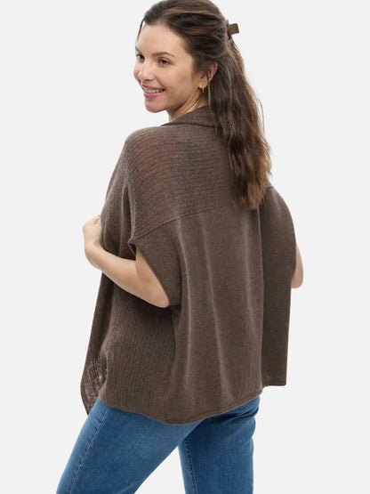 Walnut Effortless Vest