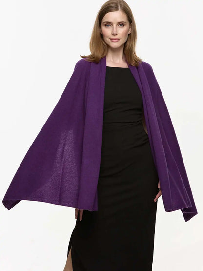 FlexKnit Purple Cashmere Wrap