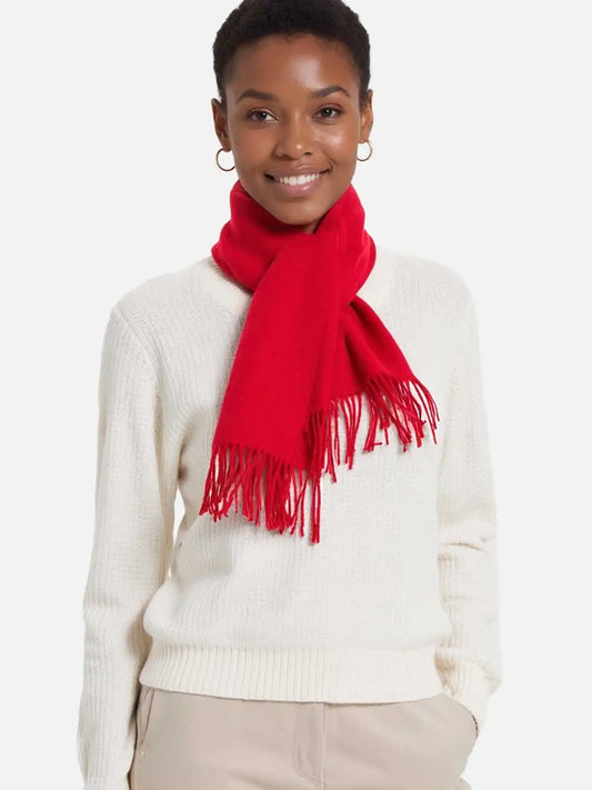 Red Cashmere Scarf