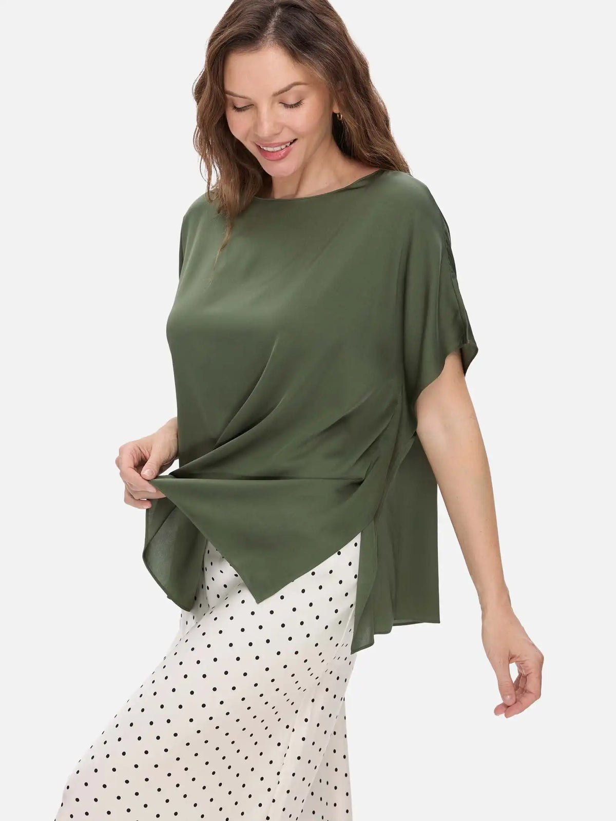 Moss Silk Ease Top