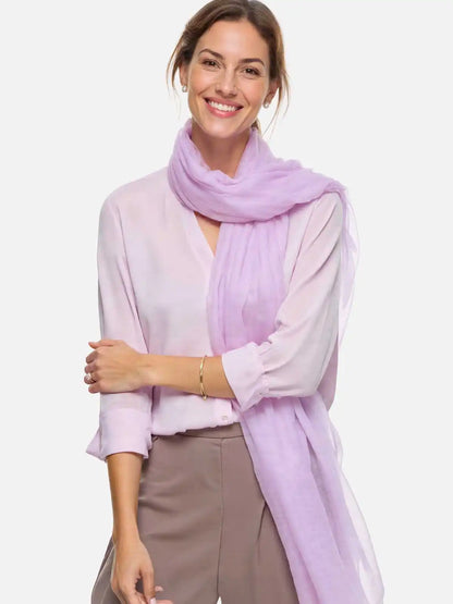 Featherlight Thistle Cashmere Scarf