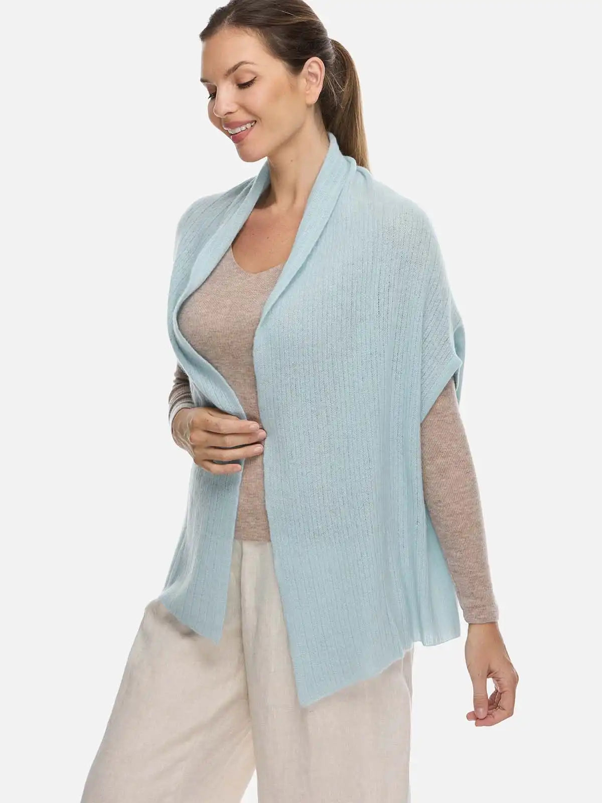 Aqua Blue Effortless Vest