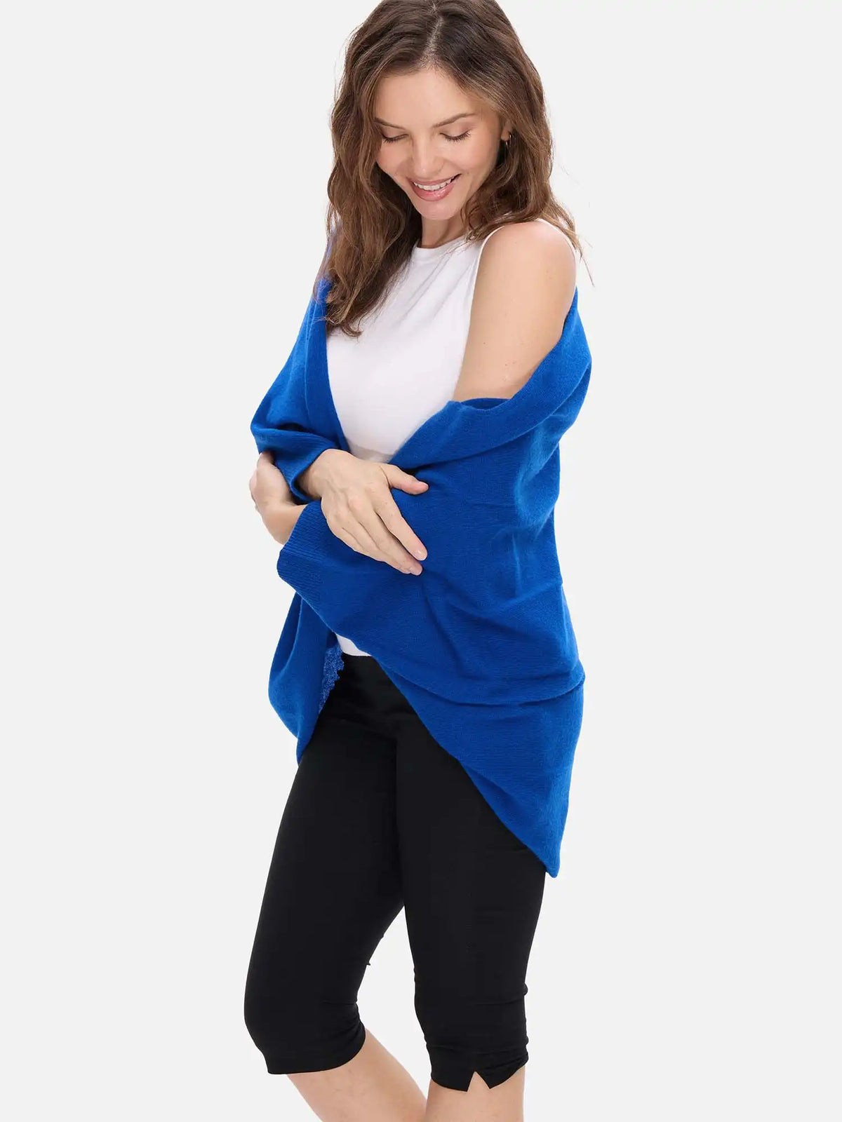 Sapphire Wearable Cashmere Wrap