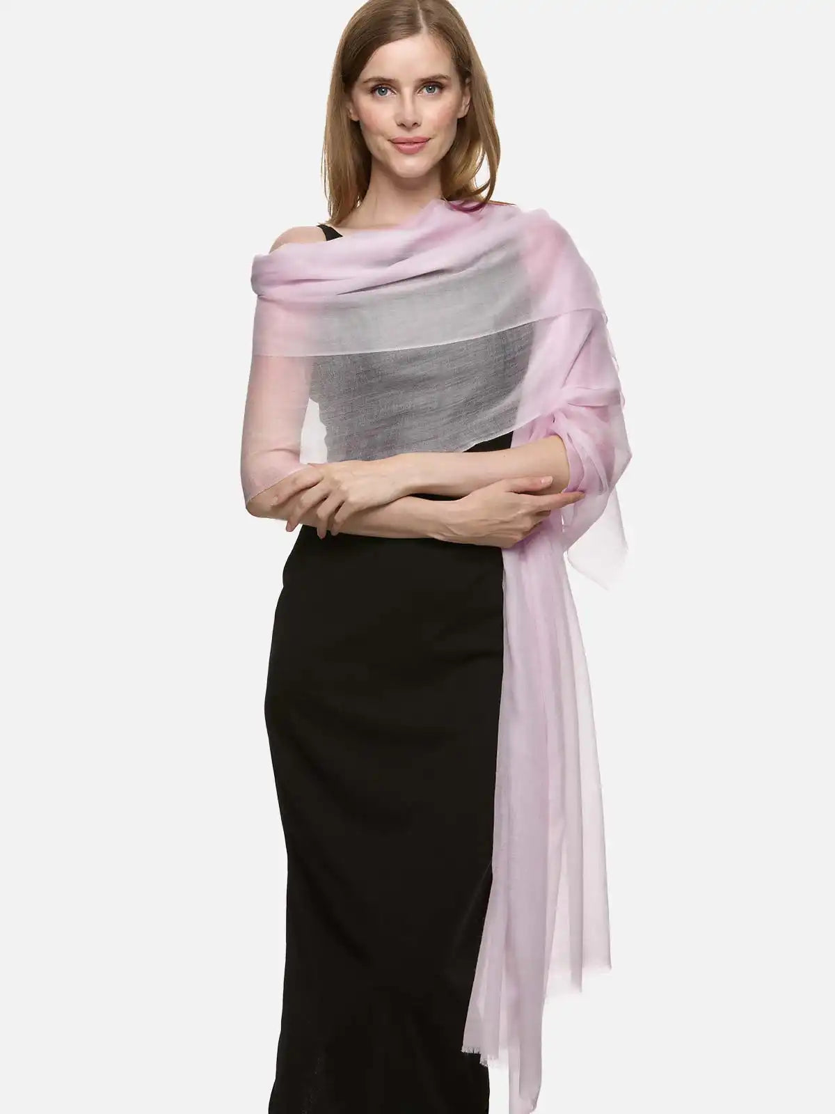 Featherlight Petal Cashmere Scarf