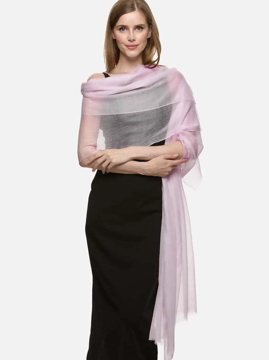 Featherlight Petal Cashmere Scarf