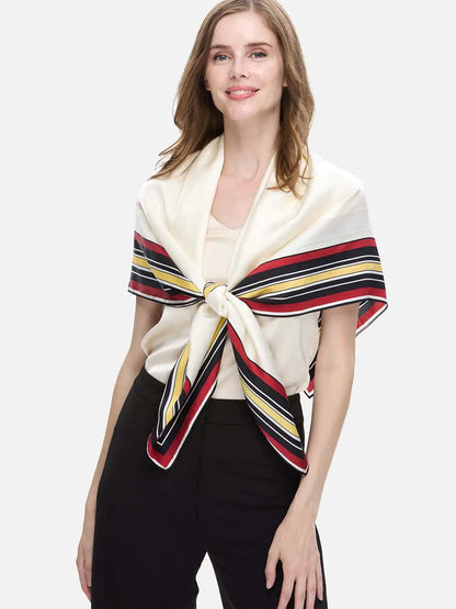 Ivory Silk Duo Wrap