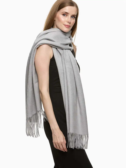Silver Cashmere Wrap