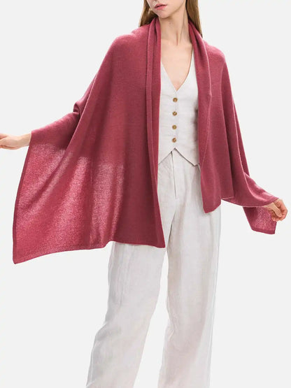 FlexKnit Berry Cashmere Wrap