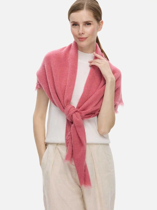 Rose CloudPuff Cashmere Scarf