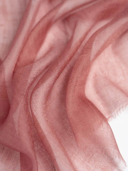 Featherlight Desert Rose Cashmere Scarf