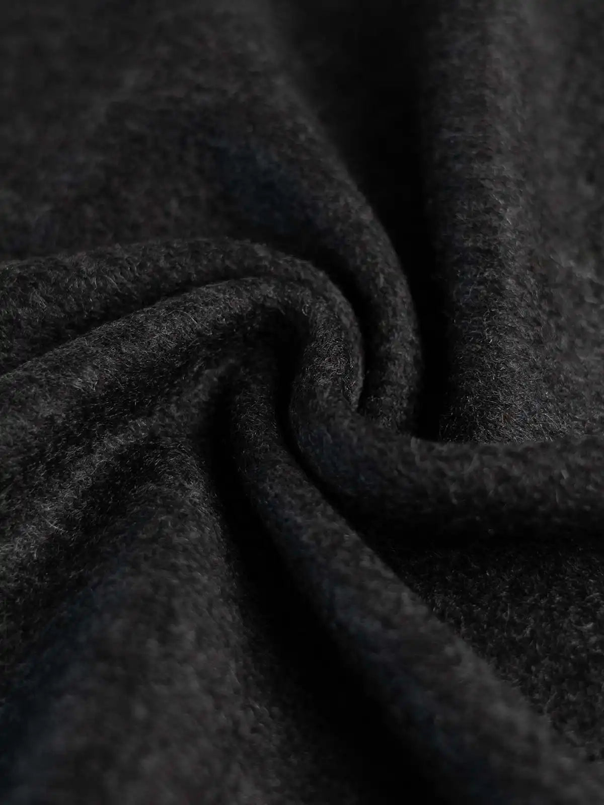 Charcoal Gray Cashmere Scarf