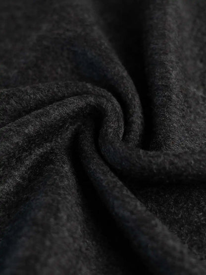Charcoal Gray Cashmere Scarf