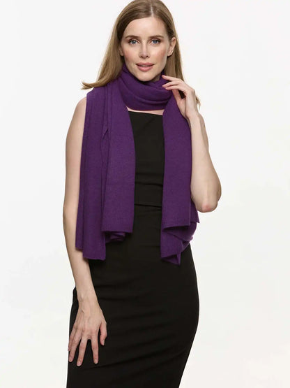 FlexKnit Purple Cashmere Wrap
