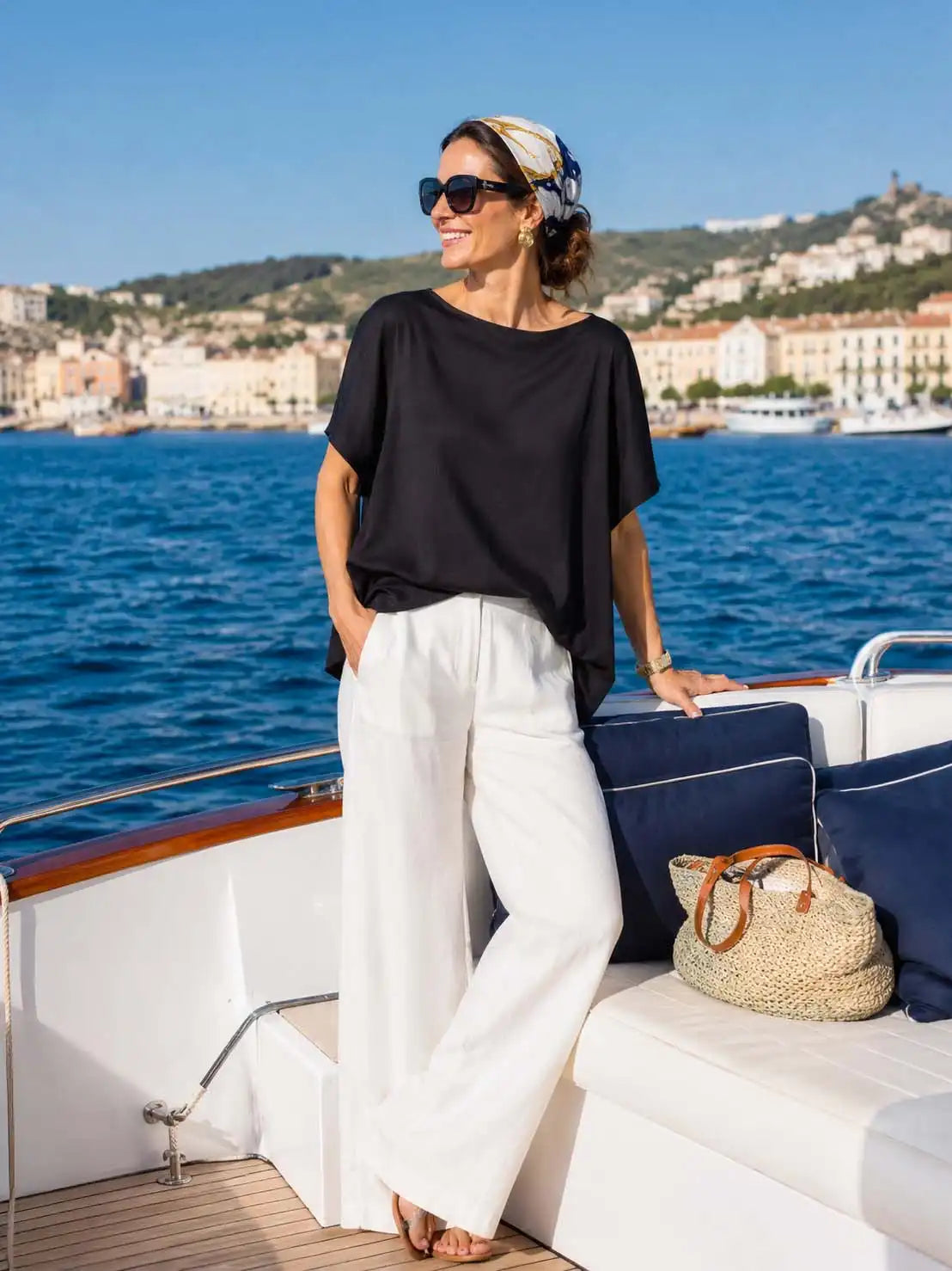 Black Silk Ease Top