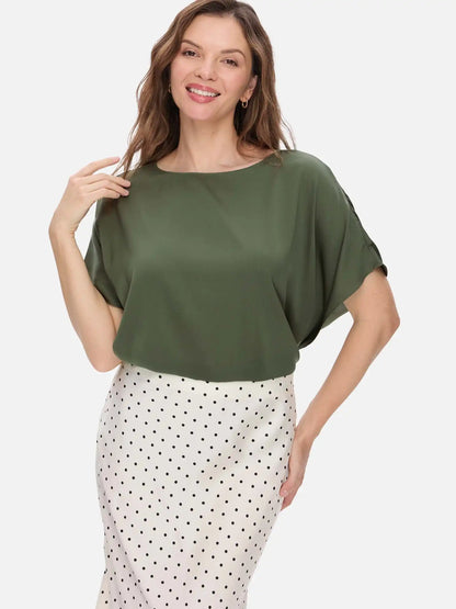 Moss Silk Ease Top