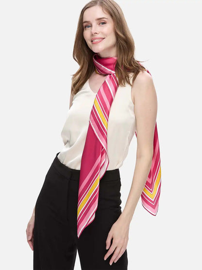 Fuchsia Silk Duo Wrap