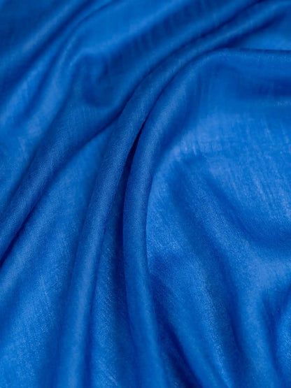 Featherlight Sapphire Cashmere Scarf