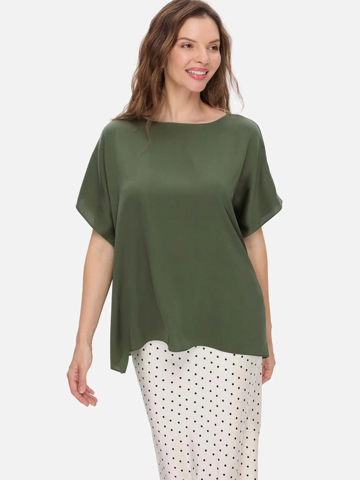 Moss Silk Ease Top