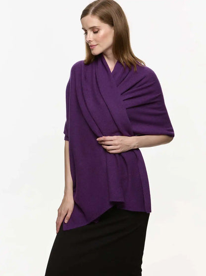 FlexKnit Purple Cashmere Wrap